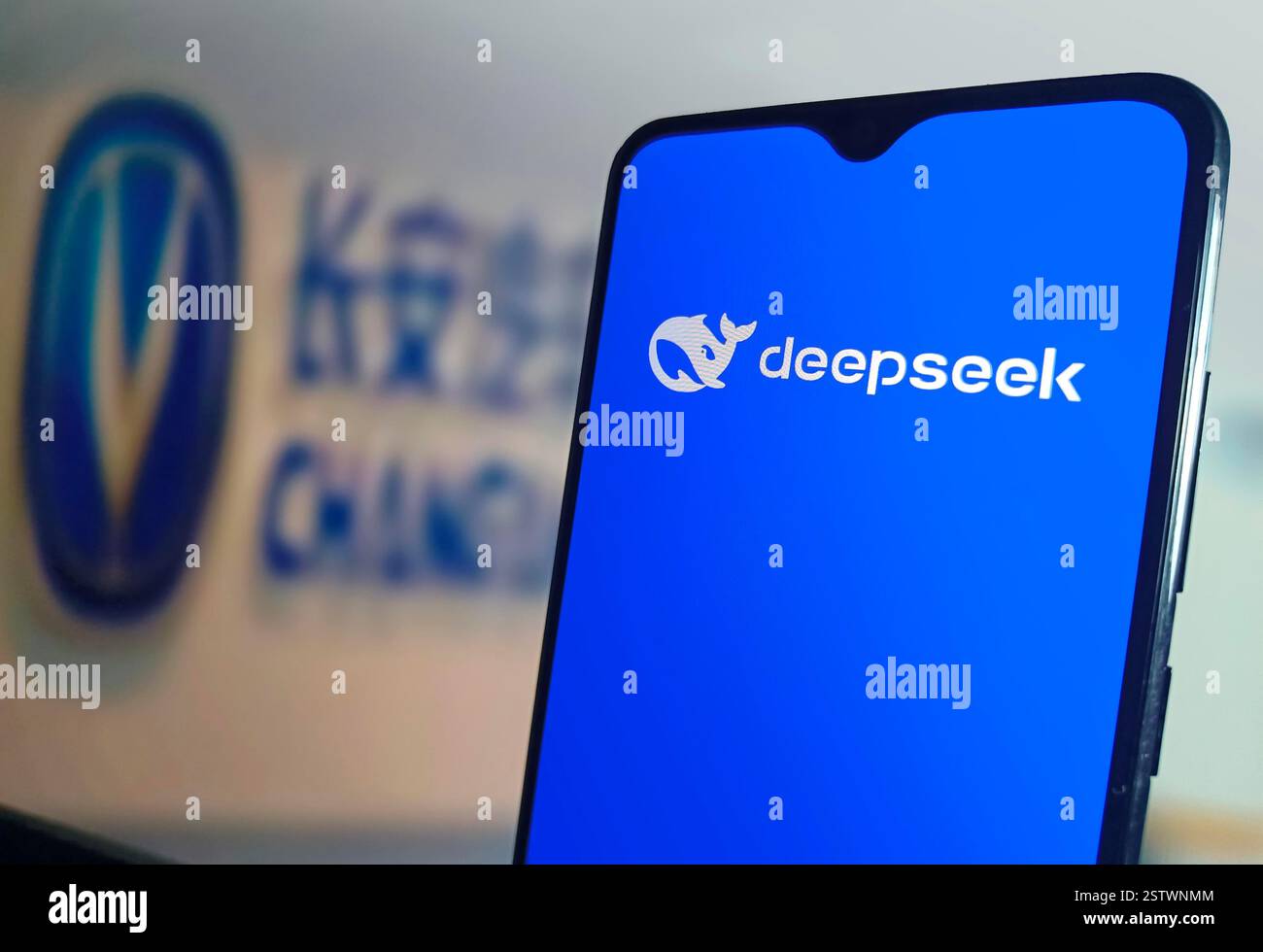 suqian-china-february-20-2025-an-illustration-photo-shows-the-deepseek-logo-displayed-on-a-smartphone-with-the-logo-of-changan-automobile-in-the-2STWNMM.jpg