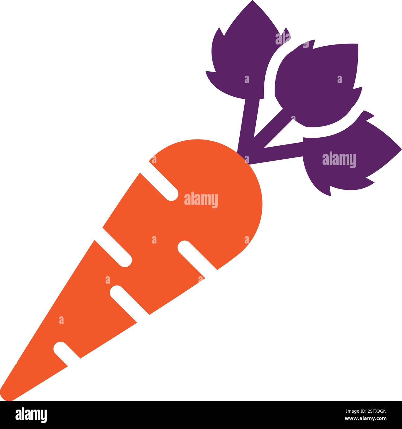 Carrot Vector Icon Design Illustration Stock Vector