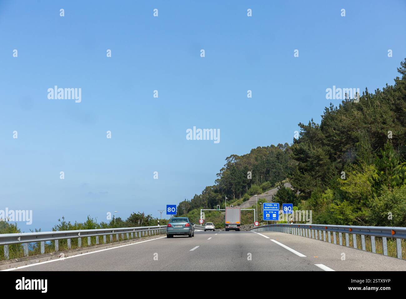 Spanish Motorways Tunel de santiuste hi-res stock photography and images - Alamy
