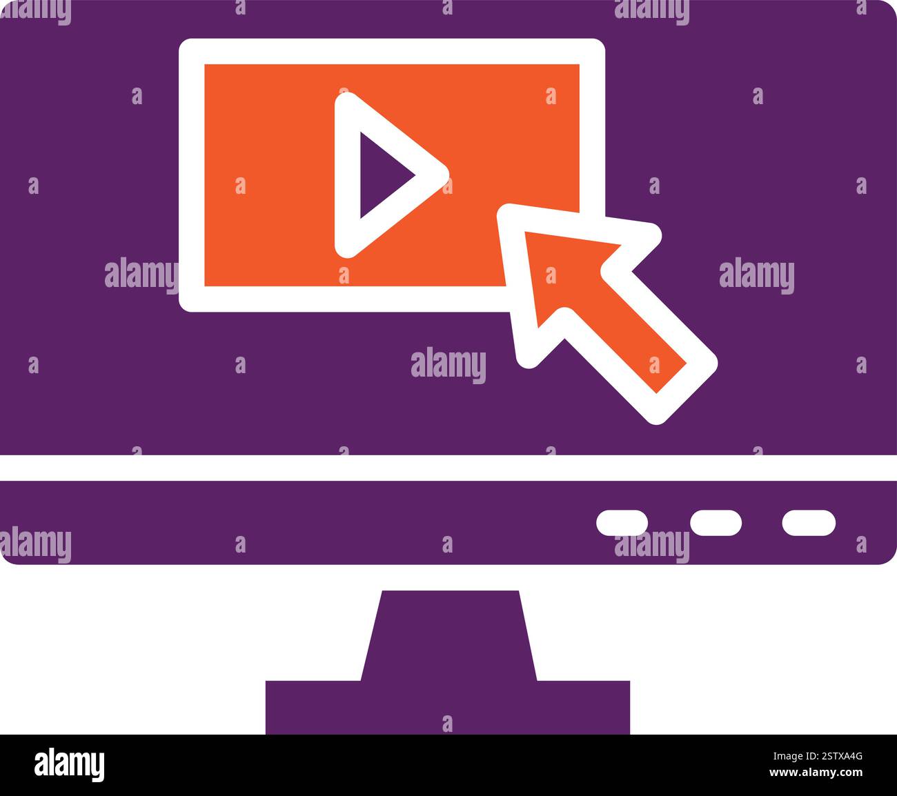 Clickstream Vector Icon Design Illustration Stock Vector