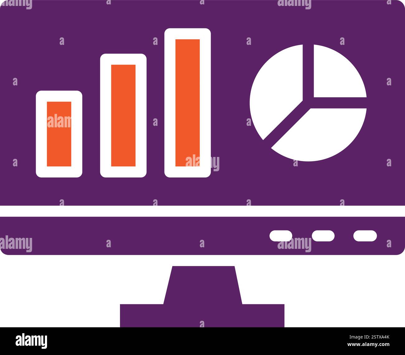Web analytics Vector Icon Design Illustration Stock Vector