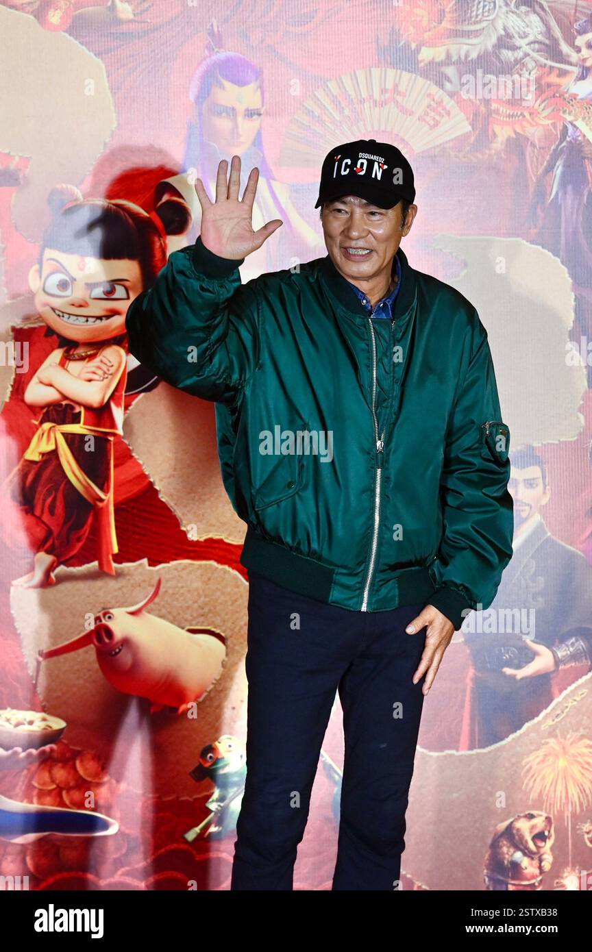 Hong Kong actor Simon Yam attends the premiere of 