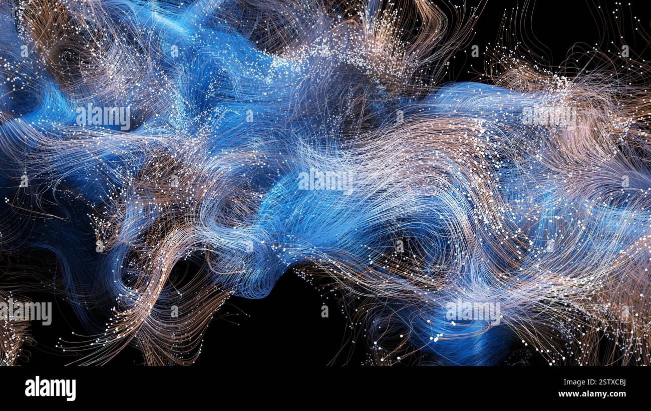 Abstract Magic Environment Abstract Magic Background. Shimmering waves with light effect isolated ...