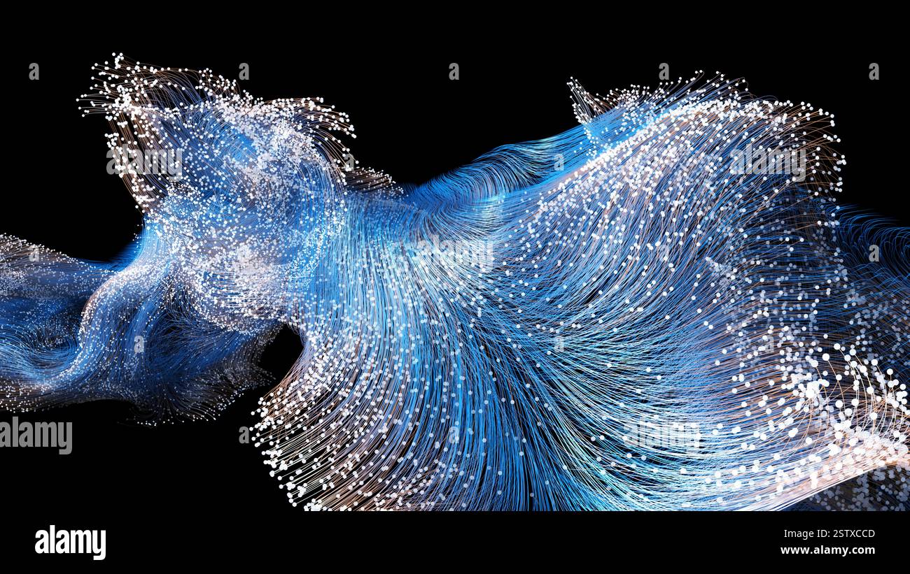 Swirl Magic Magic Swirl Trail. Magic sparkle trail effect. Shimmering waves with ...