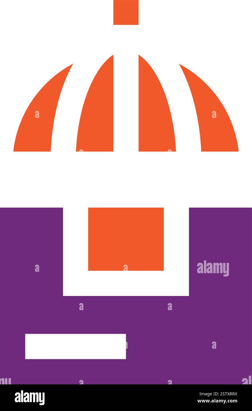 Parcel Protection Vector Icon Design Illustration Stock Vector