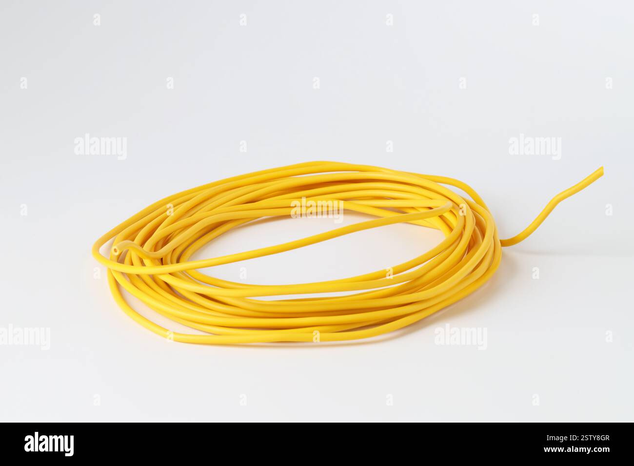 Insulated yellow wire hi-res stock photography and images - Alamy
