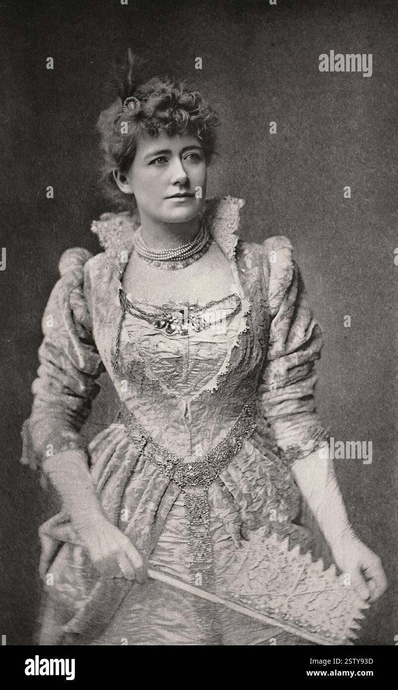 Portrait of Ellen Alice Terry (1847-1928) English actress - Historical ...