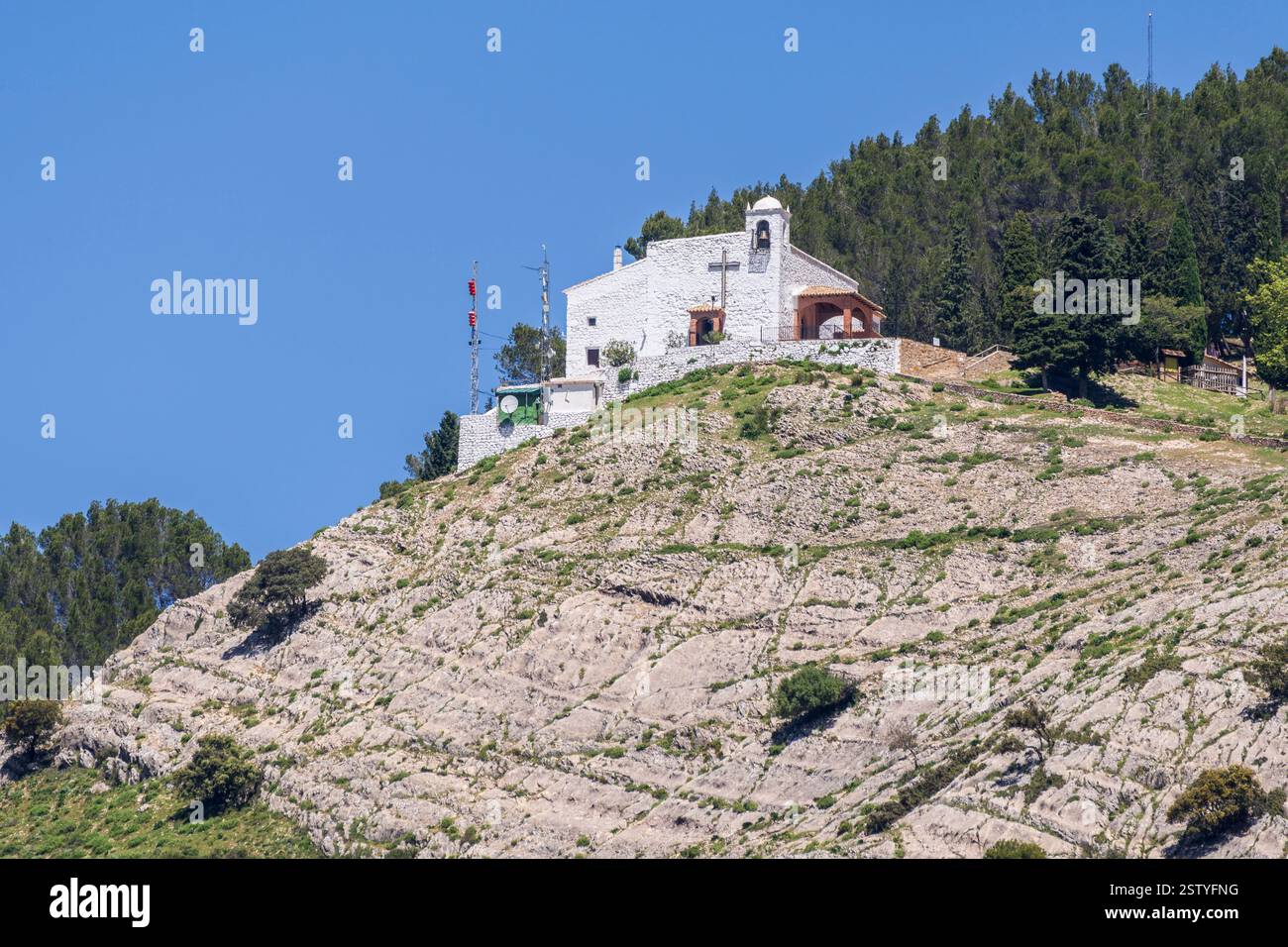 Hermitage of Virgen de la Cabeza Stock Photo - Alamy