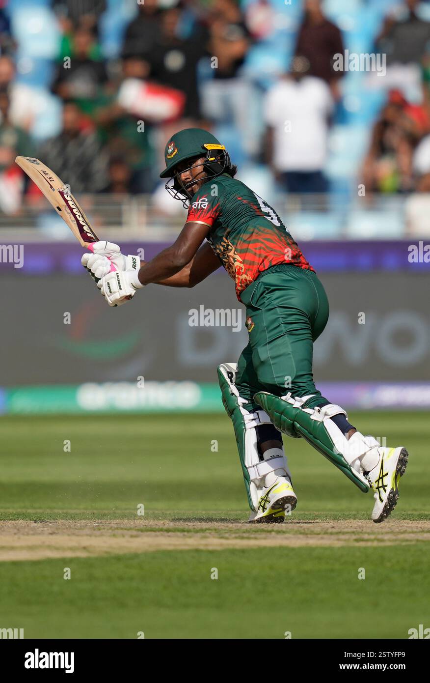 Bangladesh's Jaker Ali bats during the ICC Champions Trophy cricket ...