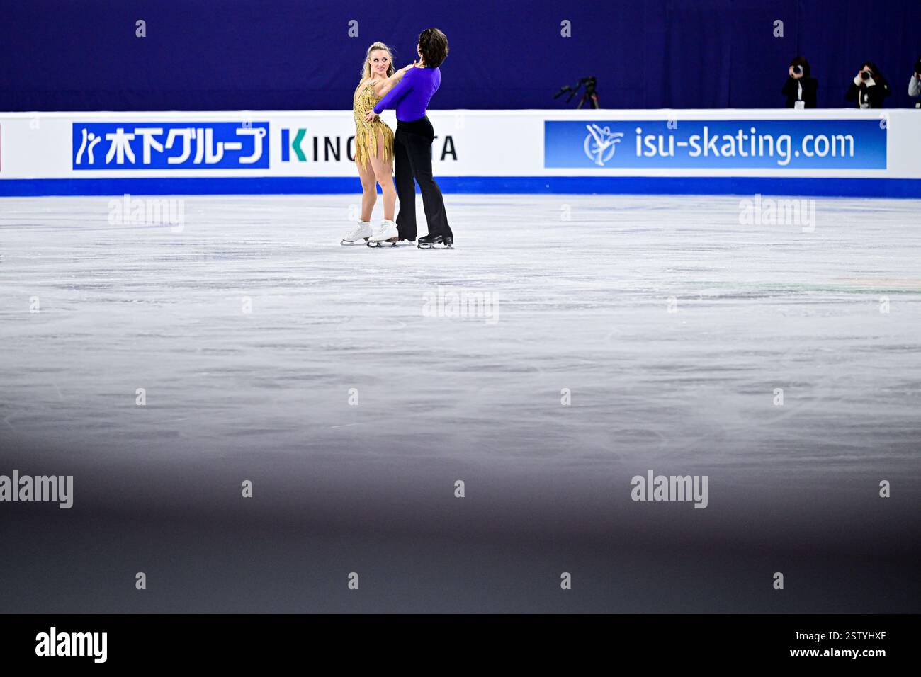 Emilea ZINGAS & Vadym KOLESNIK (USA), during Ice Dance Rhythm Dance, at ...