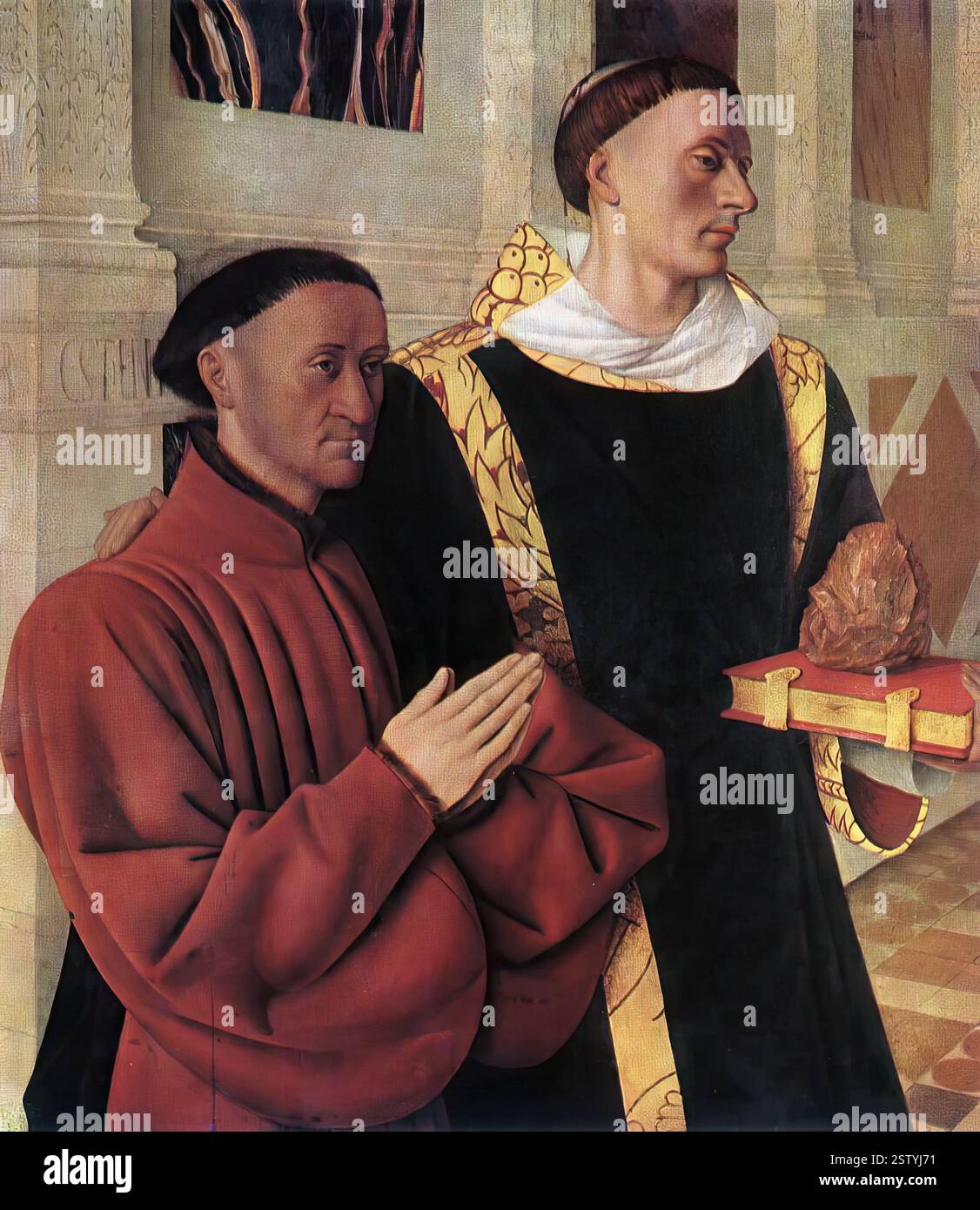 FOUQUET, Jean (b. ca. 1420, Tours, d. 1480, Tours) Estienne Chevalier ...