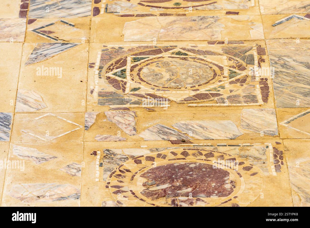 Sectile Roman pavement opus sectile Stock Photo - Alamy