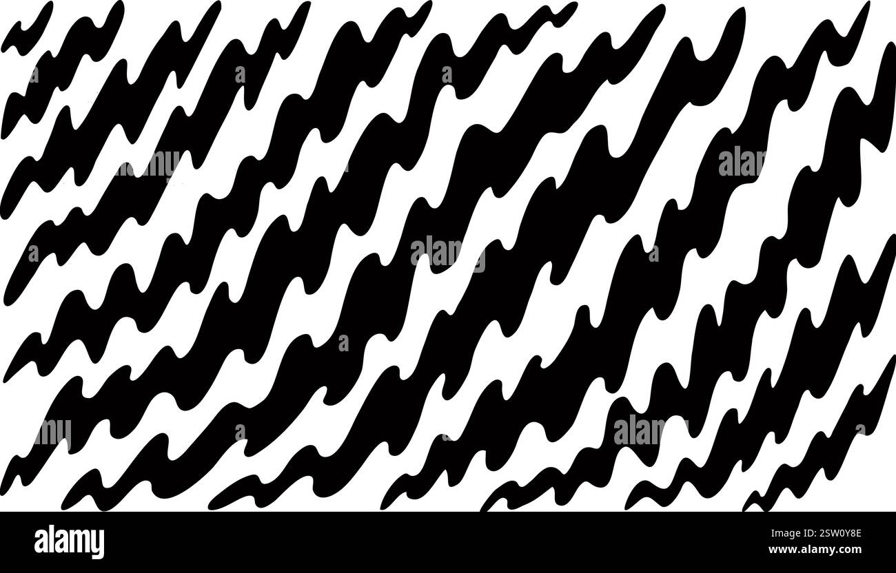 Black and white vector lightning bolt pattern Stock Vector Image & Art ...