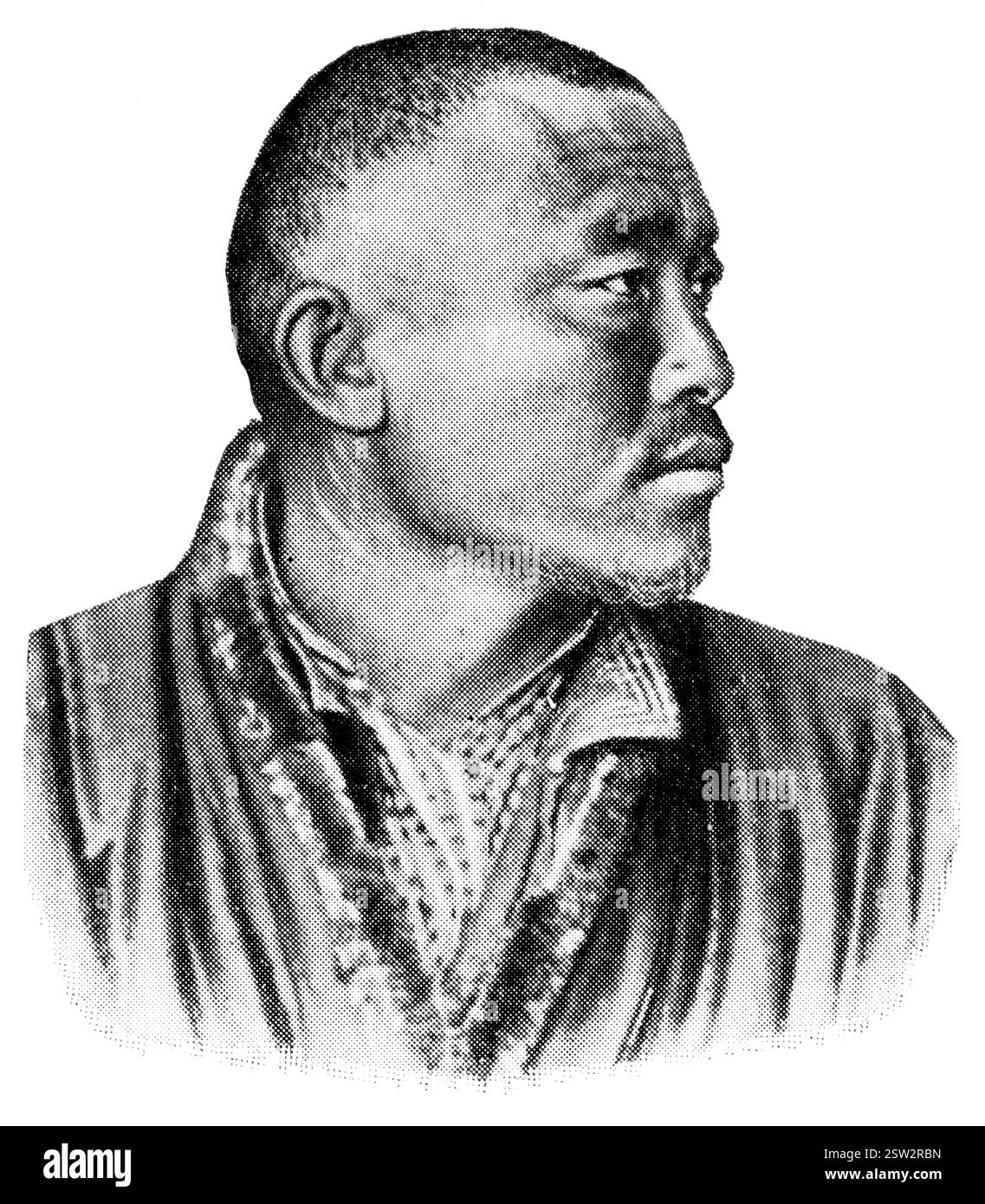 Asian peoples. Portrait of Kyrgyz. Stock Photo