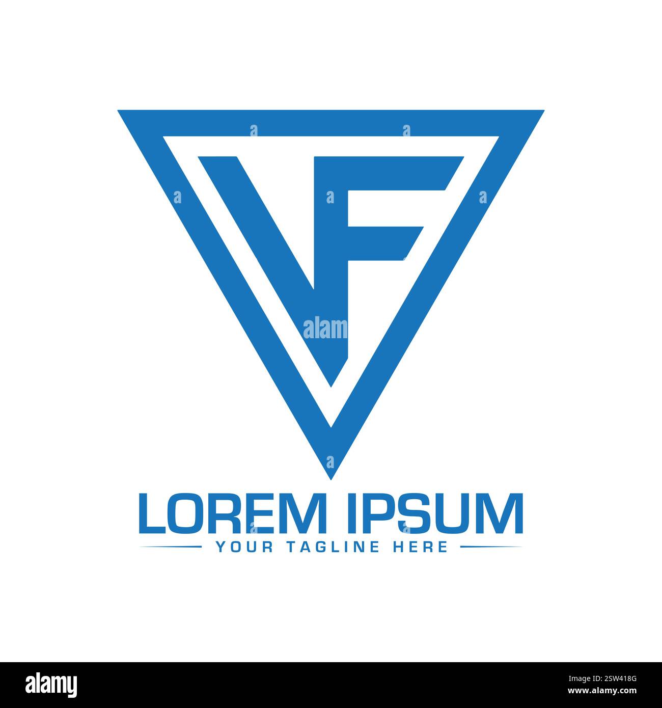 VF Letter Logo Design Stock Vector Image & Art - Alamy