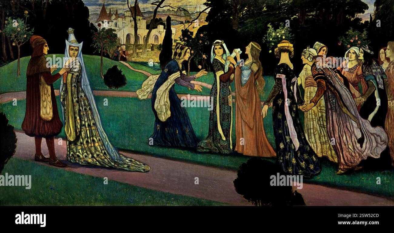 Art nouveau women hi-res stock photography and images - Alamy