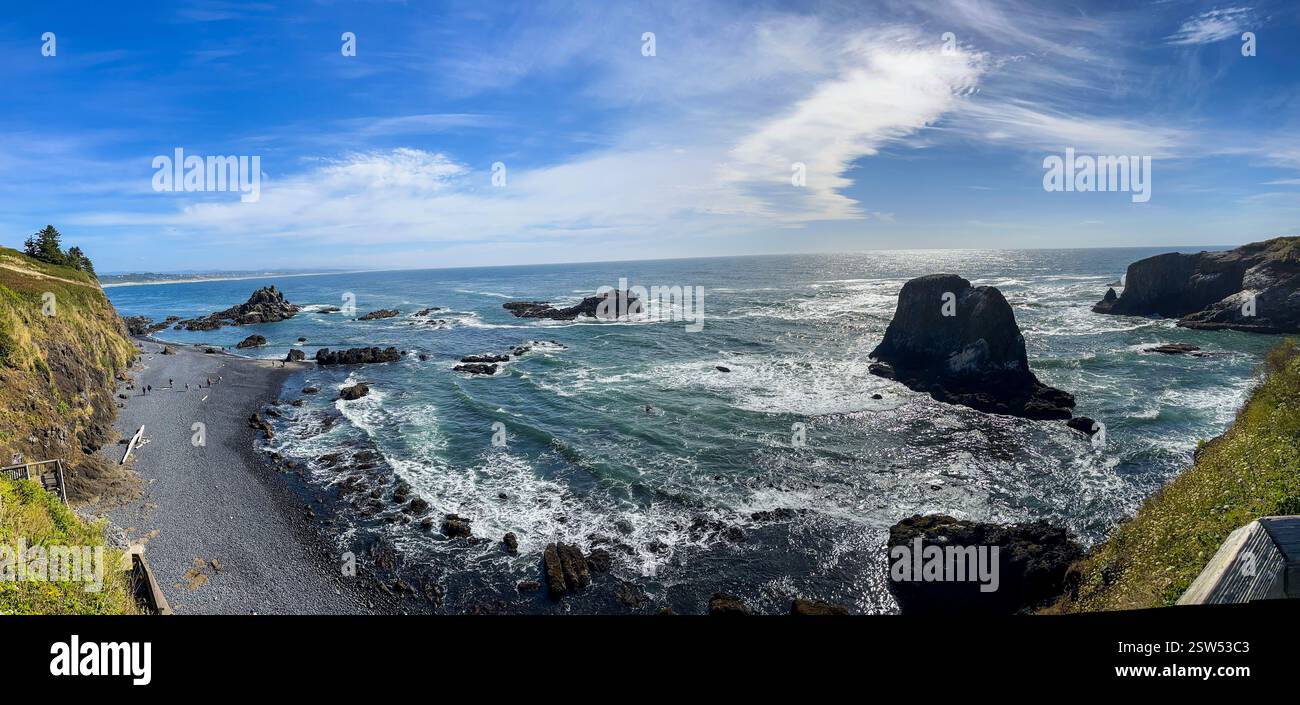 Yaquina Head Lighthouse, Oregon - Smartphone Captured Stock Image