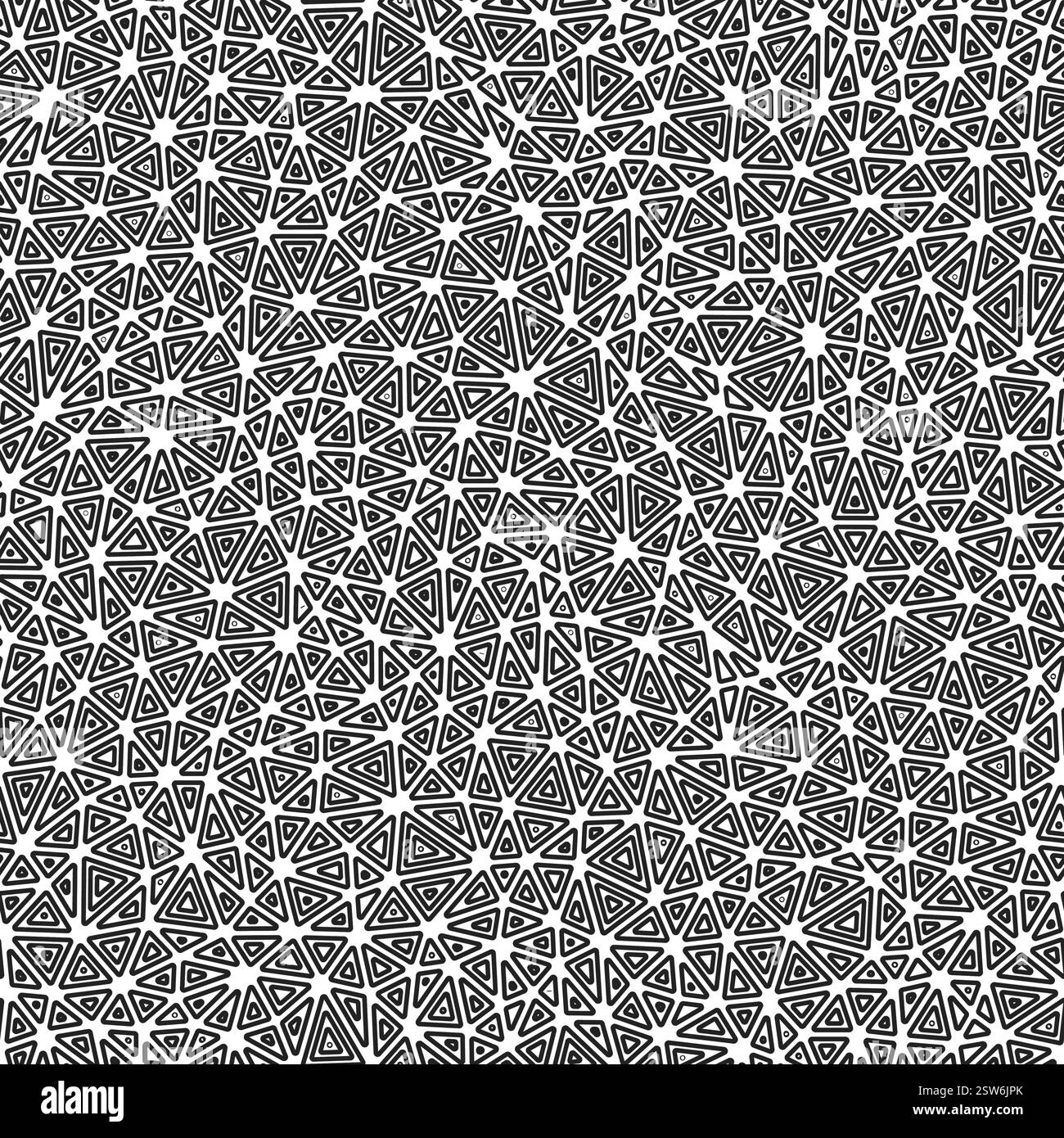 Triangles pattern. Multiple repeated inner triangles. Small shape size ...