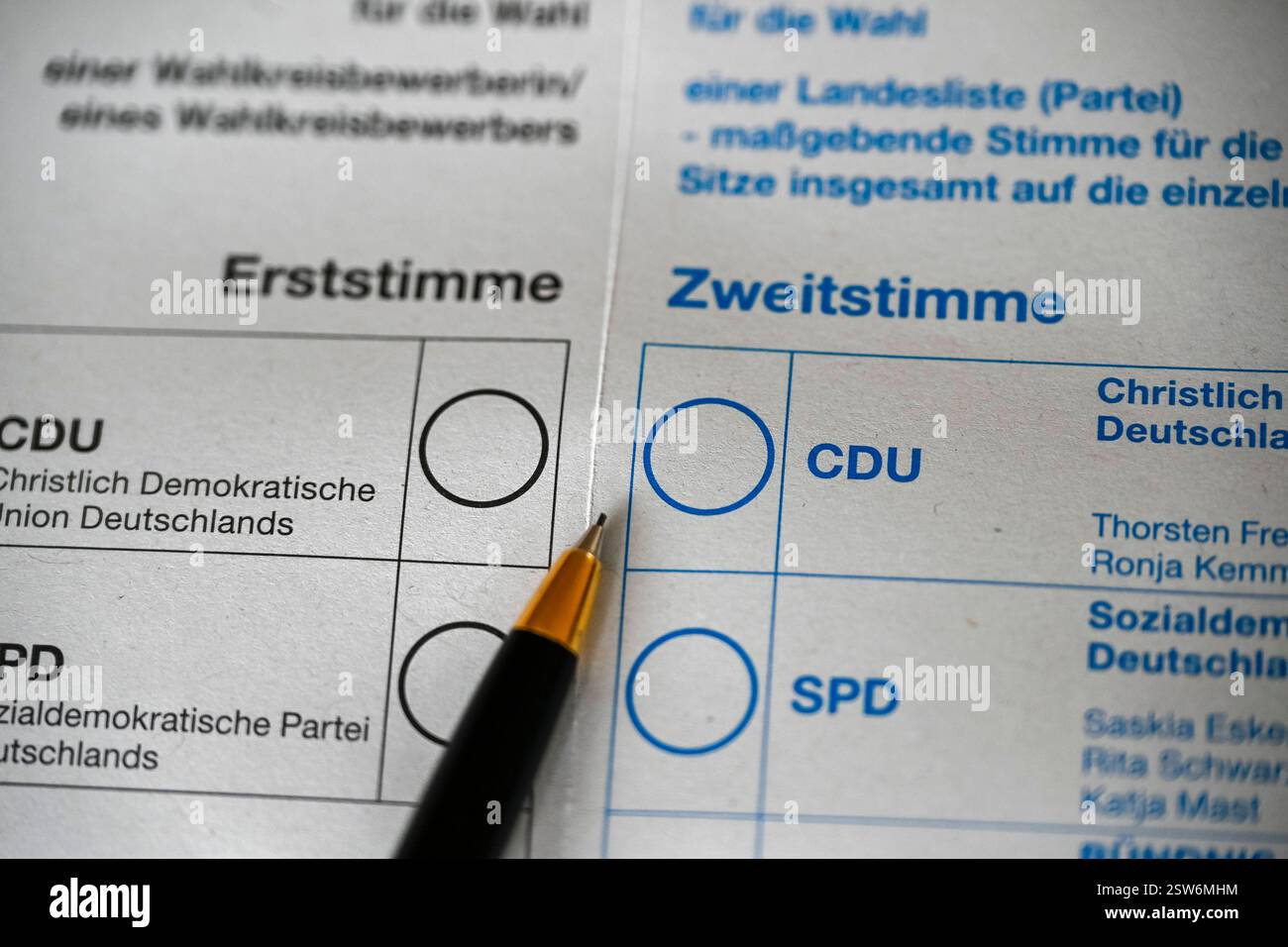 Wahlunterlagen zur Bundestagswahl 2025, Deutschland, BLF, *** Election