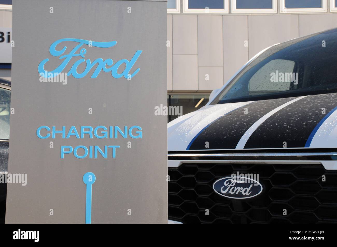 copenhagen/DenmarK/ 20 FEBRUAY 2025/Ford car dealer and electric car ...