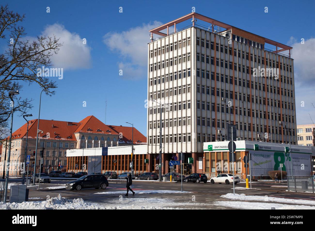 Narodowy Bank Polski w Olsztyn Stock Photo