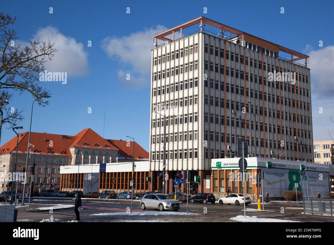 Narodowy Bank Polski w Olsztyn Stock Photo