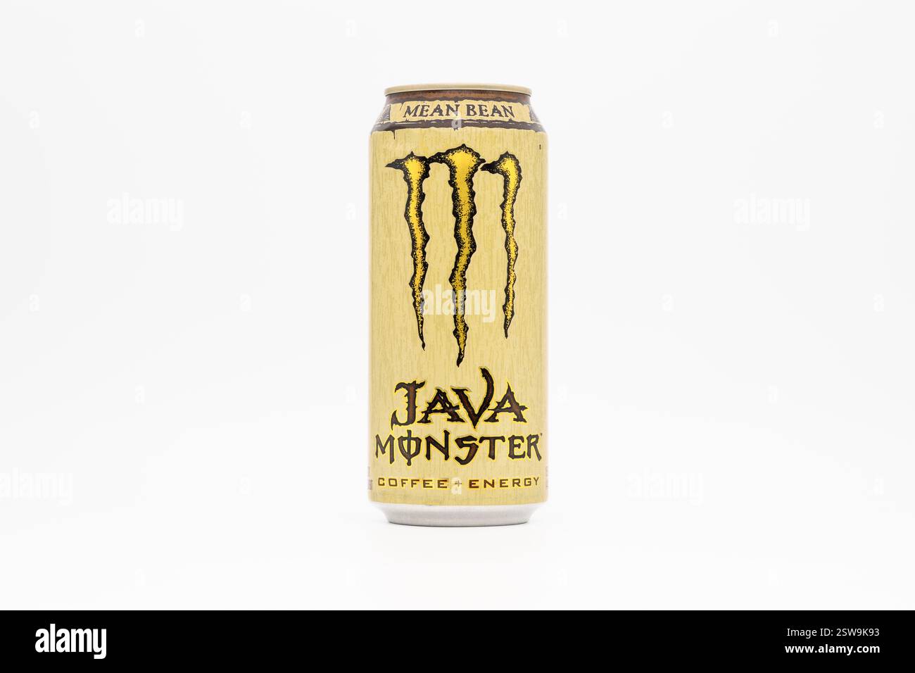 Monster Java Mean Bean beverage. The energy drink is a blend with ...