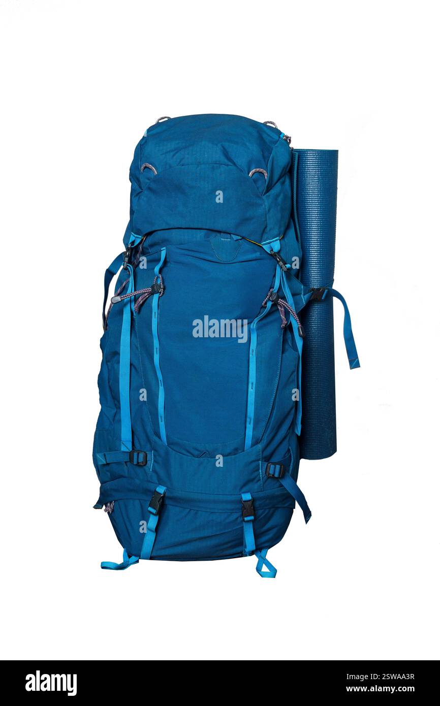 Hiking backpack isolated on white background . High quality photo Stock ...