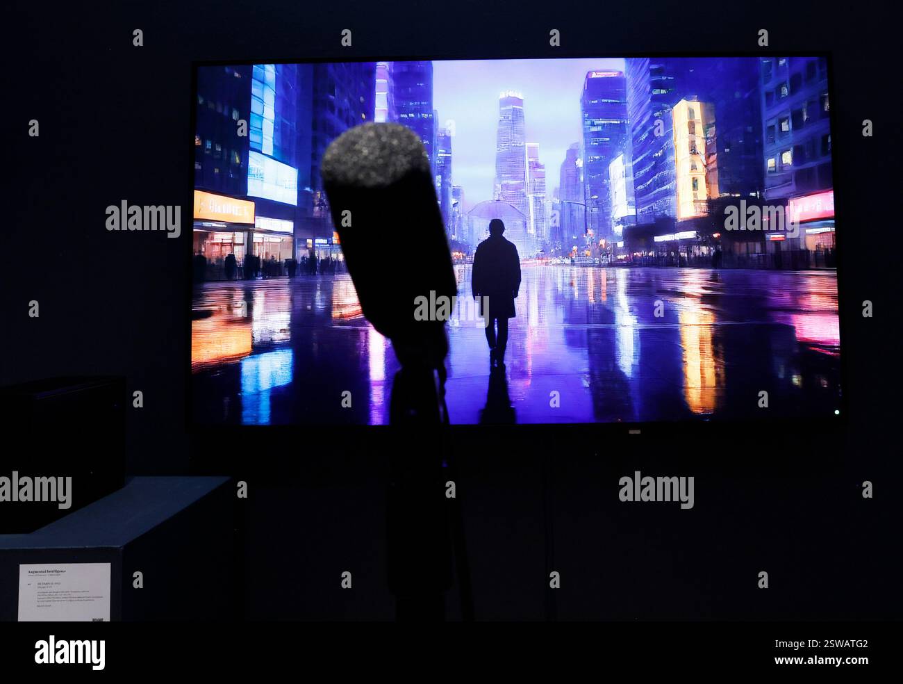 New York, United States. 20th Feb, 2025. Artificial Intelligence works ...