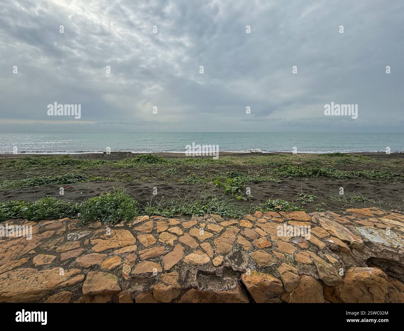 Lungomare di Ladispoli - Smartphone Captured Stock Image