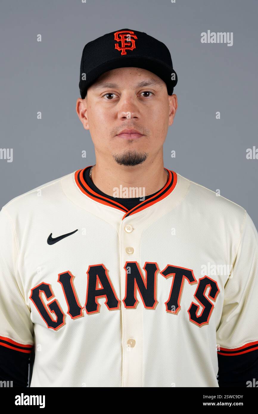 This is a 2025 photo of first baseman Wilmer Flores of the San ...