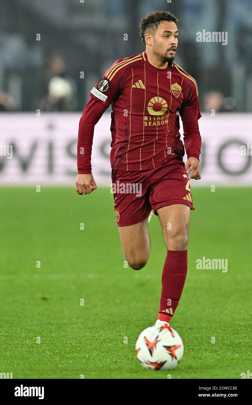 20th Feb 2025, Olimpico Stadium, Rome, Italy; Uefa Europa League ...