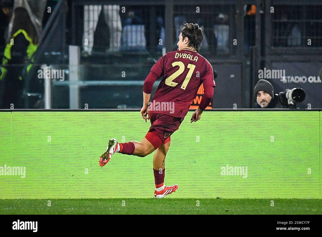 Paulo DYBALA of AS Roma celebrates his goal during the UEFA Europa ...