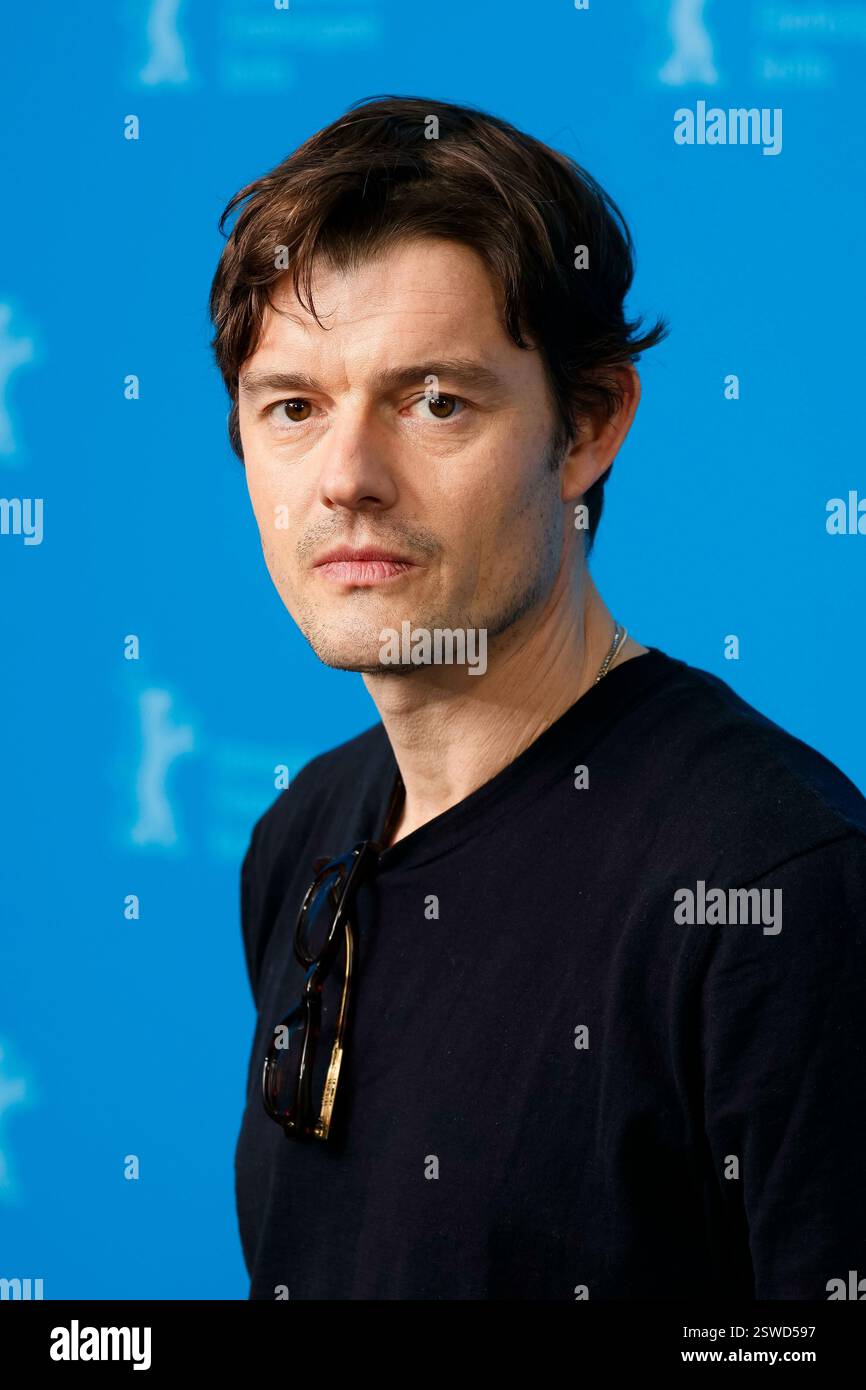 Sam Riley poses at the photocall of 'Islands' during the 75th Berlinale ...