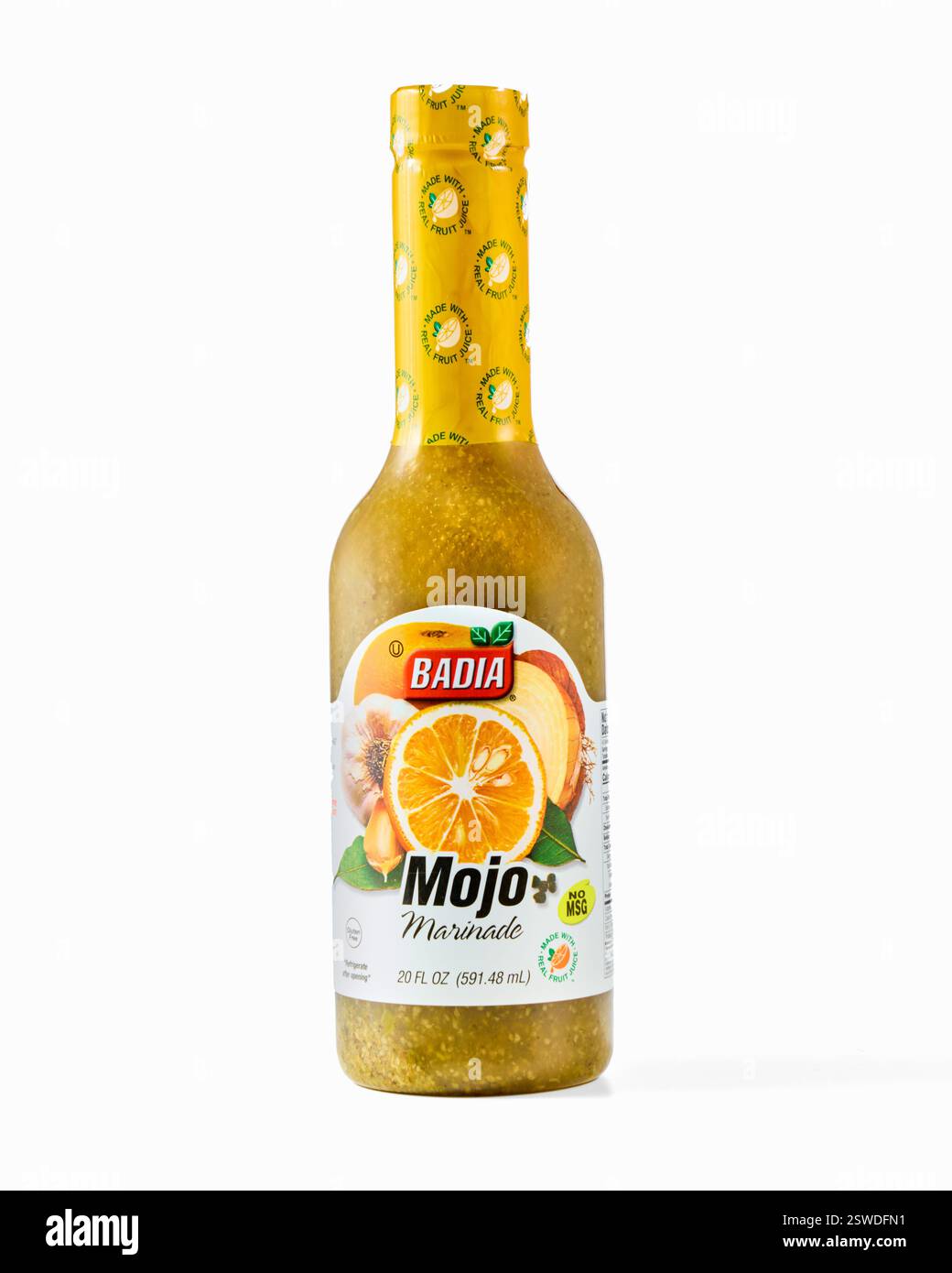 Badia Mojo liquid marinade, marinade Stock Photo