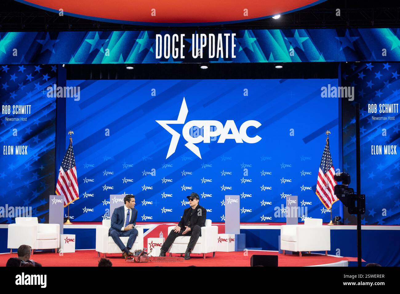 Elon Musk in conversation with Rob Schmitt of Newsmax on DOGE Update
