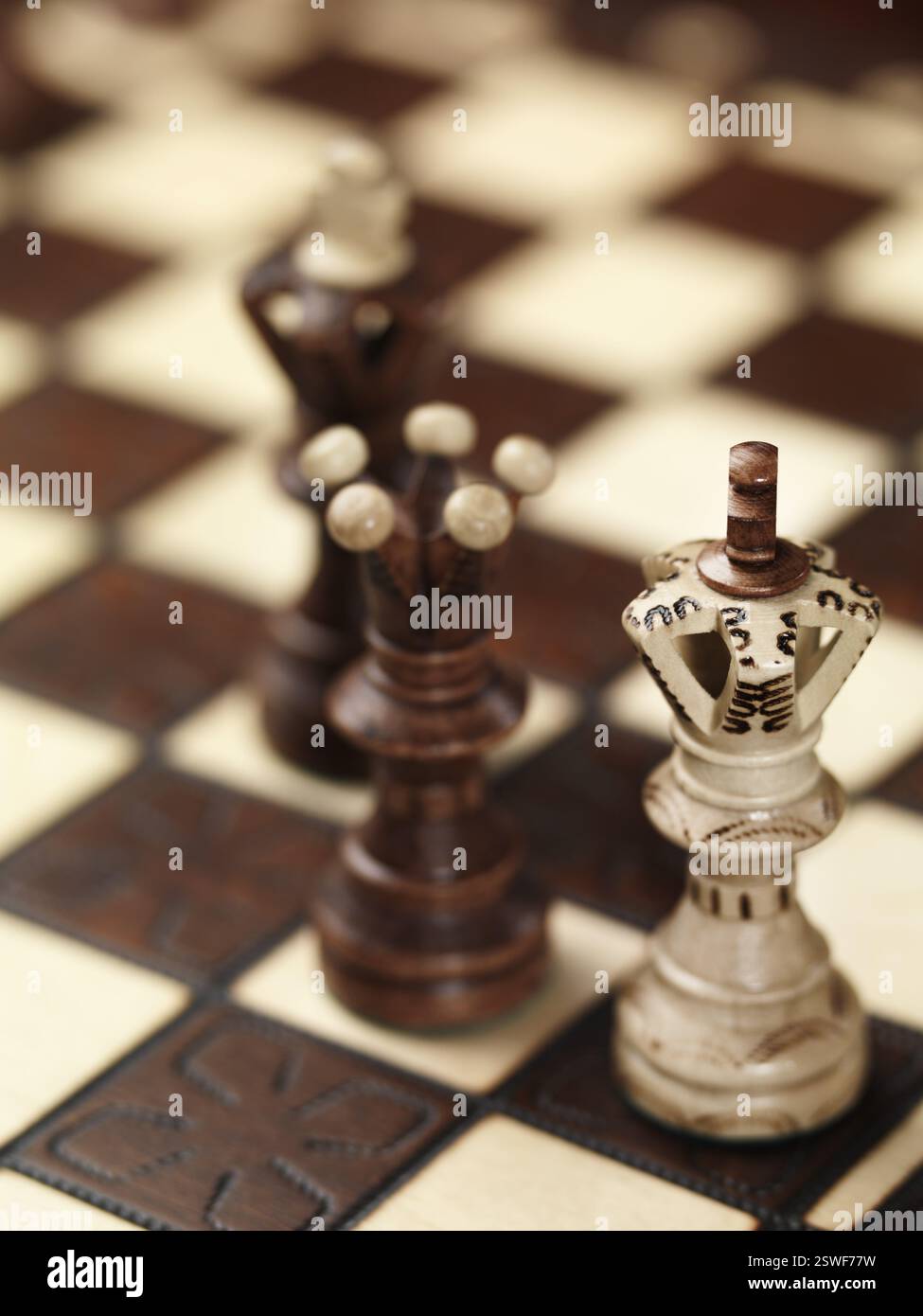 Checkmate situation on a chessboard Stock Photo - Alamy