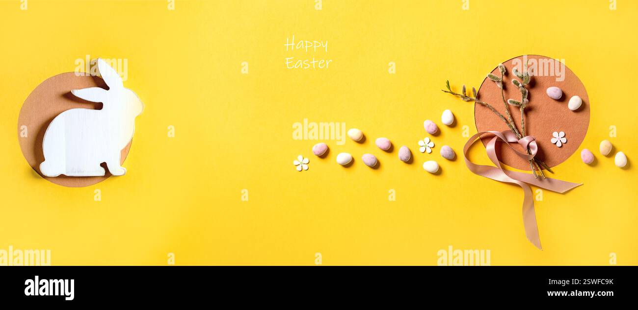 Easter greeting card Stock Photo