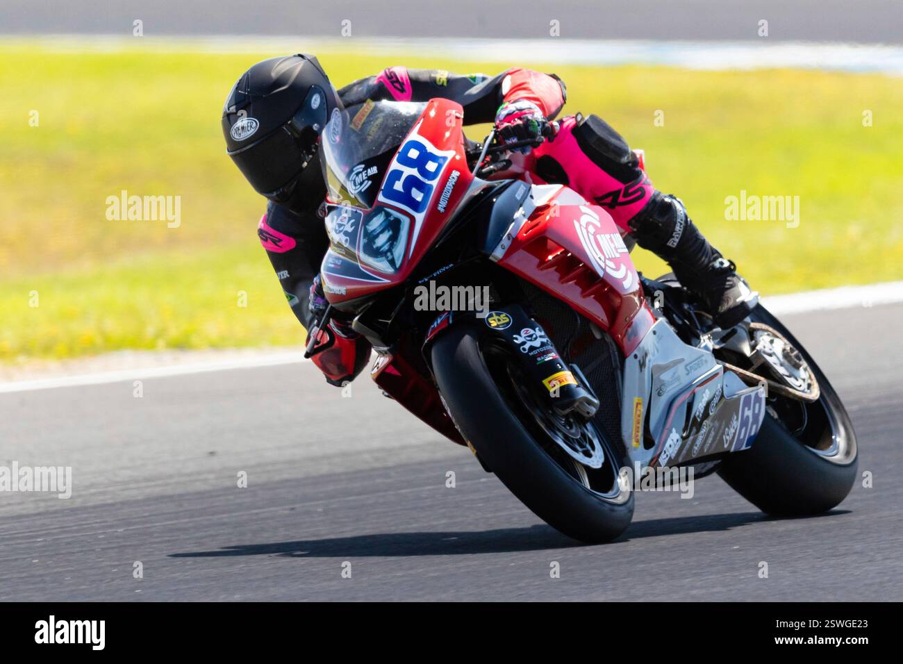 PHILLIP ISLAND, AUSTRALIA - FEBRUARY 21: Luke Power (AUS) riding for ...