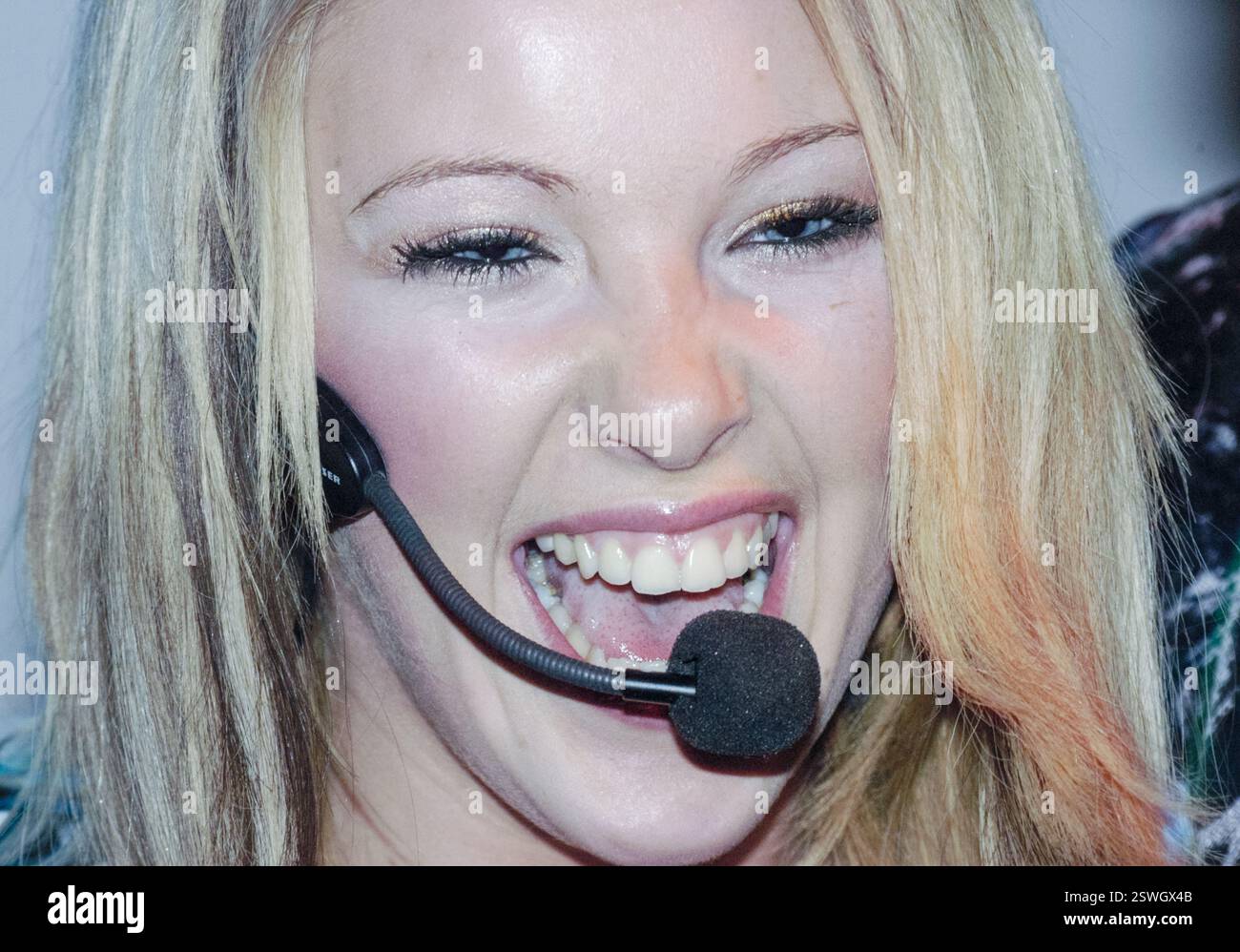 ROSIE RIBBONS, POP STAR, 2002: Pop singer Rosie Ribbons at the Welsh ...