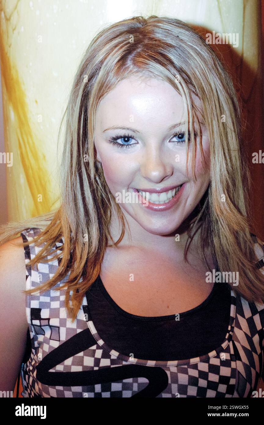 ROSIE RIBBONS, POP STAR, 2002: Pop singer Rosie Ribbons at the Welsh ...