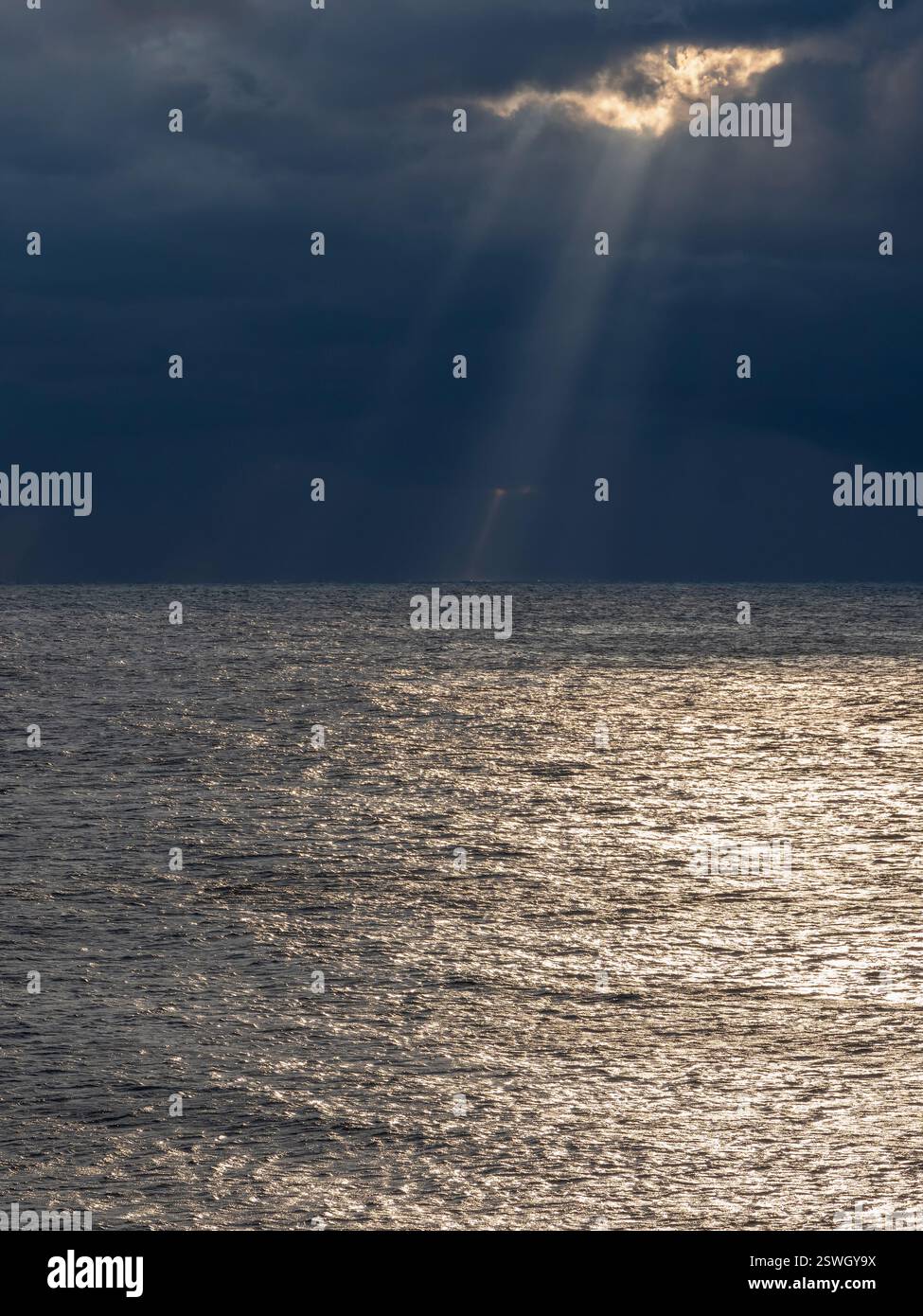 Dark clouds during sunset over the Black Sea Stock Photo - Alamy