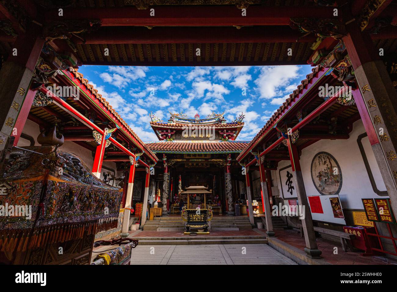 Grand Matsu Temple in Tainan, Taiwan Stock Photo