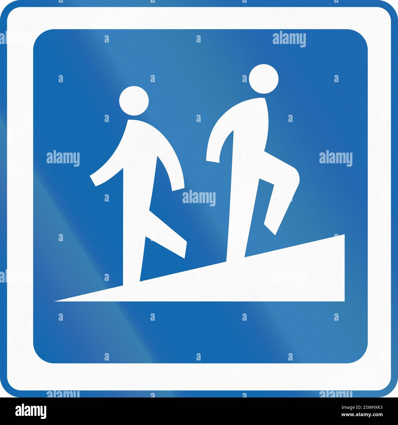 Road sign in Japan - Ramp symbol Stock Photo - Alamy