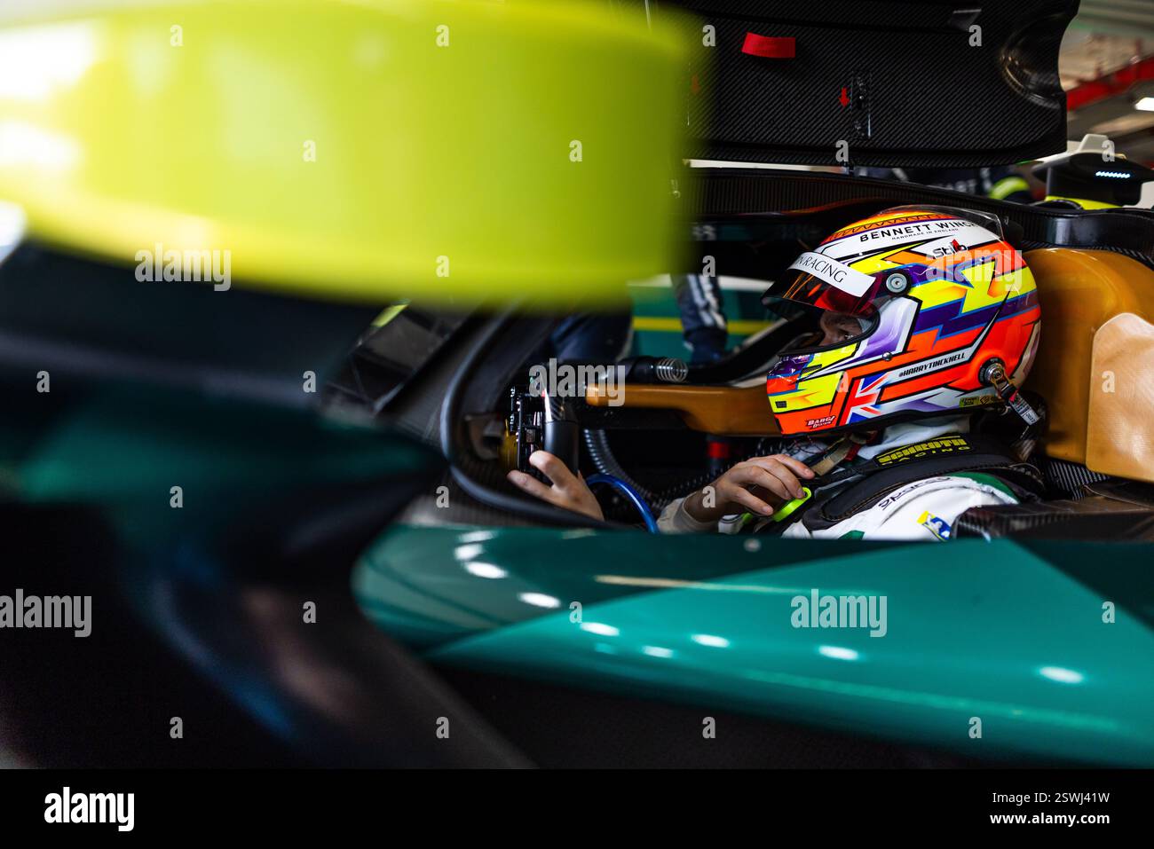 TINCKNELL Harry (gbr), Aston Martin THOR Team, Aston Martin Valkyrie #007, Hypercar, portrait during the Prologue of the 2025 FIA World Endurance Championship, from February 21 to 22, 2025 on the Losail International Circuit in Lusail, Qatar - Photo Javier Jimenez / DPPI Stock Photo