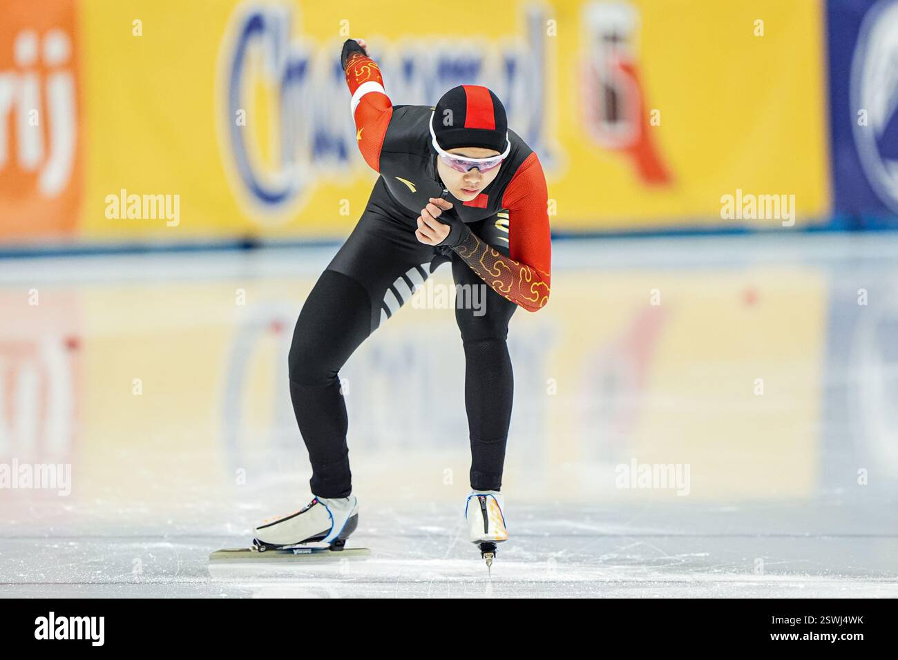 TOMASZOW MAZOWIECKI, POLAND - FEBRUARY 21: Shihui Yu of China during ...