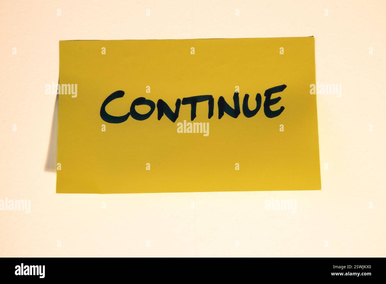 Continue word written on hi-res stock photography and images - Alamy