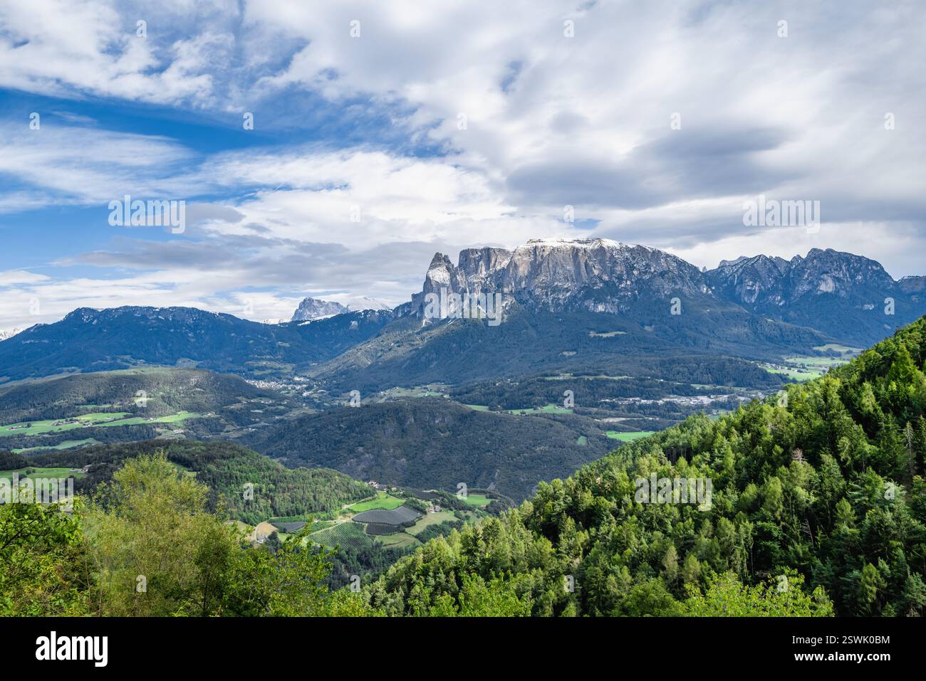 Northern Italy Rocks View overlooking the Dolomites rock formation Italy during 2024 Stock ...