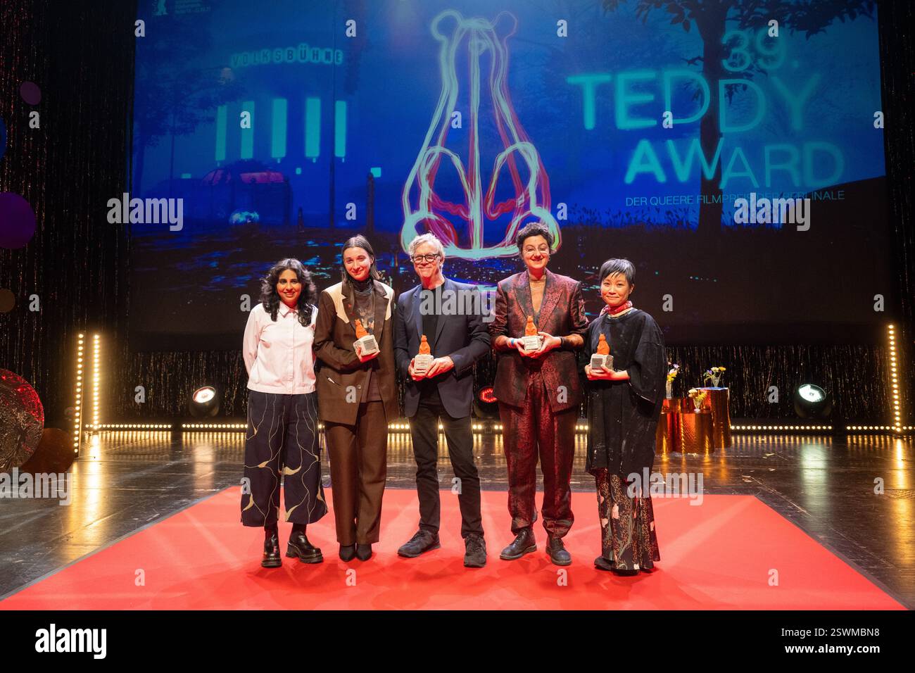 21 February 2025, Berlin The winners of the Teddy Awards