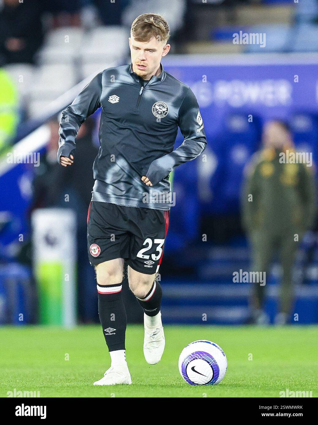 Keane Lewis-Potter #23 of Brentford in action Stock Photo - Alamy
